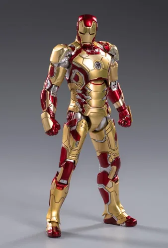 Vista 5 de Figura de acción Ironman Mark 42 de 7 pulgadas, (escala 1/10), exquisita pintura, 20 articulaciones, juguete movible con muchos accesorios
