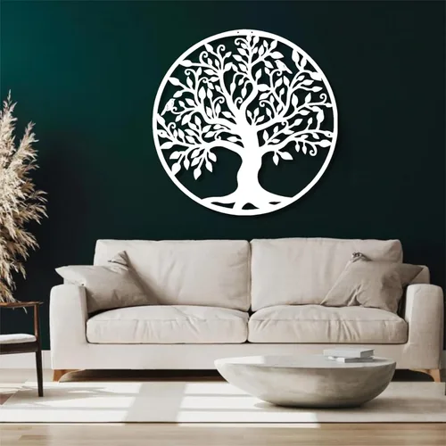Vista 7 de Arte de pared de metal árbol de la vida, decoración de pared de metal, árbol de la vida, decoración de pared de árbol de la vida, arte de pared