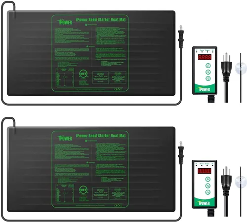 Vista 23 de iPower Alfombrilla térmica duradera e impermeable para plántulas, almohadilla hidropónica cálida para un inicio eficiente de semillas, uso