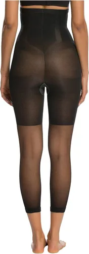 Vista 2 de SPANX Faja moldeadora para mujer, pantimedias originales de cintura alta sin pies, Blanco