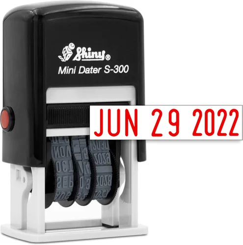 Vista 13 de Rubber Stamp Creation S-300 Fecha Sello - Negro