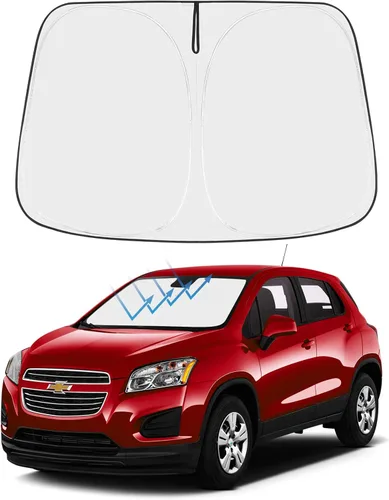 Vista 129 de Proadsy Parasol para parabrisas Rivian R1S 2022-2025 2026 de 4 capas plegable, protector de parasol frontal que bloquea los rayos UV, mantiene