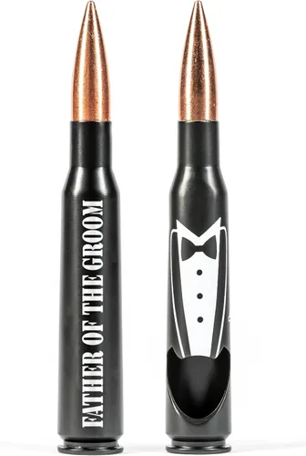 Vista 7 de Regalos para el mejor hombre para boda – Grabado 'BEST MAN' 50 Cal abrebotellas I Best Man Propuesta regalo I Will You Be my Best Man Gifts