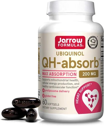Vista 2 de Jarrow Formulas QH-Absorb - Antioxidante Co-Q10 de alta absorción de 200 mg, 60 porciones y equilibrio de zinc de 15 mg-100 porciones, incluye