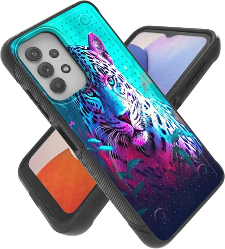 Vista 16 de Funda para Samsung A32 5G, Galalxy A32 5G, resistente a prueba de golpes, policarbonato duro + funda protectora de silicona suave TPU flexible