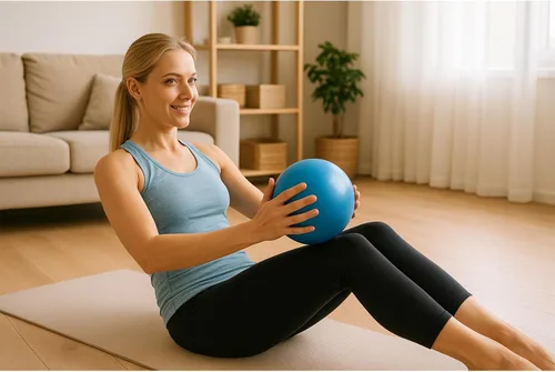Vista 2 de Hip & Core System, Resistance Loop to Stretch, Core Fitness Glute Workout Bands