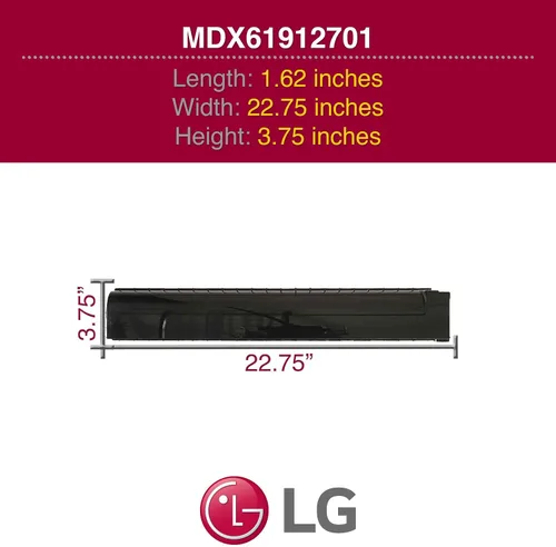 Vista 6 de LG ACW74118102 - Contenedor de estante de puerta original OEM para refrigeradores LG