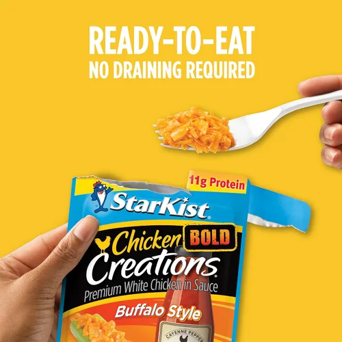 Vista 5 de StarKist Chicken Creations BOLD Buffalo Style - Bolsa de 2.6 oz