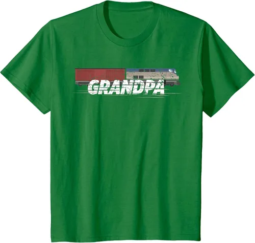 Vista 28 de RC Model Train Shirt Grandpa Train Boxcar HO Scale T-Shirt Negro