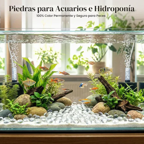 Vista 5 de FUTUREPLUSX 50 cuentas de vidrio transparente, canicas planas para rellenos