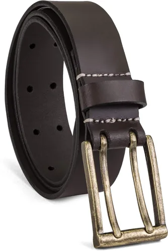 Vista 10 de Timberland Cinturón de cuero para niños Marrón