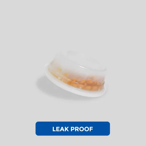 Vista 4 de Freshware Paquete de 50 recipientes de almacenamiento de alimentos de 8 onzas y 36 unidades, 86 recipientes de plástico sin BPA con tapas, a prueba