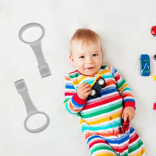 Vista 5 de 2 anillos de dominadas para corralito para bebés: anillos para corral de juegos, asistente de ejercicios de caminar para bebés, corralito y cuna