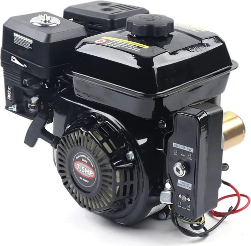 Vista 8 de Motor de gas de 6.5 HP – Motor de arranque refrigerado por aire de 160 cc de 4 tiempos, diseño OHV, velocidad de 3600 rpm para compresor