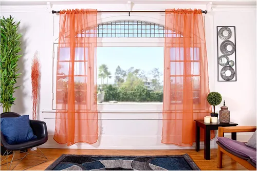 Vista 39 de All American Collection - cortinas Doli transparentes, 2 unidades Blanco