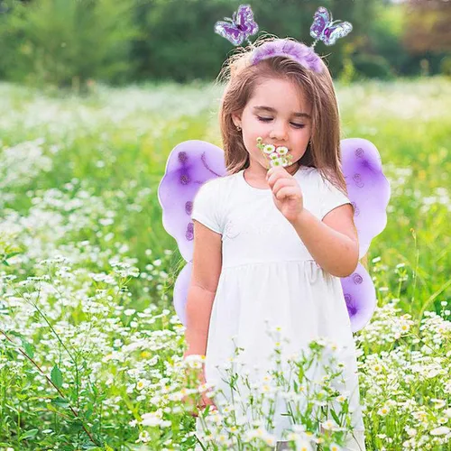 Vista 8 de Acecharming Disfraz de hada para niñas de 3 a 8 años