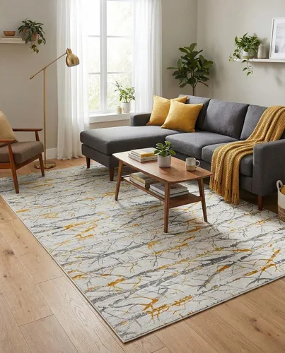 Vista 27 de Rugs.com Alfombra de la colección Finsbury, alfombra mediana gris de 2 x 3 pies, perfecta para salas de estar, comedores grandes, planos abiertos