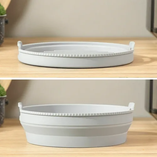 Vista 5 de Cesta de Silicona Plegable para Freidora de Aire Fliynner InnovaGoods