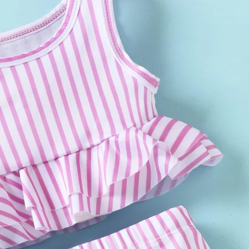Vista 5 de Aalizzwell Traje de baño de dos piezas para bebé, traje de baño de dos piezas, ropa de playa