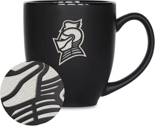 Vista 141 de Rico Industries - Taza de cerámica mate negra con grabado láser estándar de 15oz para NCAA (escuelas T & U) - Para bebidas calientes o frías