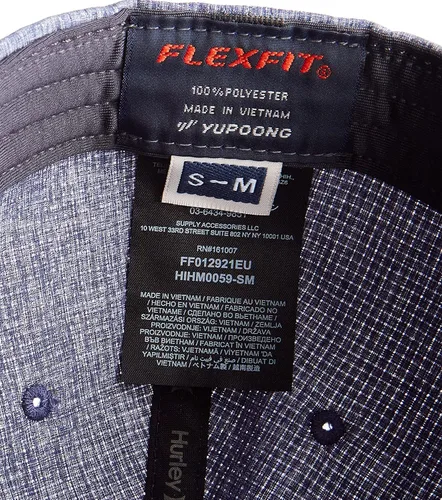 Vista 4 de Hurley Gorra de béisbol ajustada Phantom Flexfit para hombre