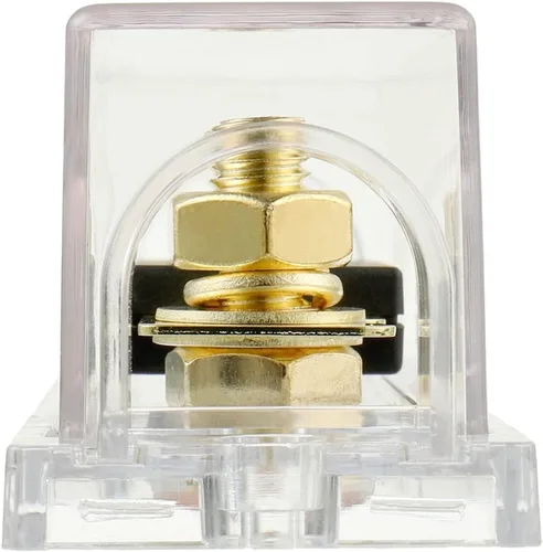 Vista 5 de BOJACK Soporte de fusibles ANL de calibre 0/2/4 y fusibles ANL de 20 amperios para bloque de fusibles AWG de calibre 0, 2, 4, 8, portafusibles