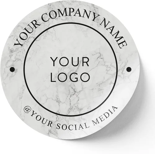 Vista 32 de Calcomanías de vinilo personalizadas con tu imagen, texto, diseño y logotipo. Etiquetas comerciales personalizadas impermeables para embalaje