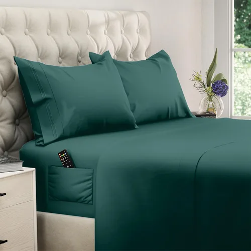 Vista 34 de DREAMCARE - Juego de sábanas de tamaño individual XL, 3 piezas, refrescantes, extralargas, suaves y duraderas de 100% poliéster de microfibra