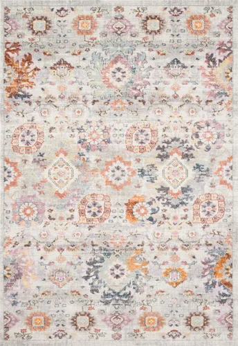 Vista 5 de Loloi Clara Collection CLA-02 - Alfombra de área azul/azul claro de 5'-3" x 7'-7
