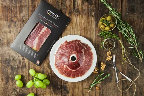 Vista 6 de Fermin Jamón de Bellota 100% Ibérico Loncheado 2 oz (2 Pack) Jamón de Bellota 100% Ibérico Loncheado, Auténtico Jamón Ibérico de Bellota