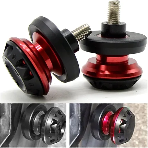 Vista 8 de Carretes de basculante para motocicleta, tornillos deslizantes para Kawasaki VERSYS 1000 Z800 Z 1000SX Z800 Z 1000SX Z250 Anticaída Marco Negro