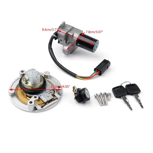Vista 3 de Juego de llaves de tapa de combustible para Duca-ti 848 1098 1198 Monster1200