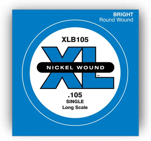 Vista 3 de D'Addario XLB020P Guitarra Bajo de Acero Liso Cuerda Simple, Escala Larga, .020