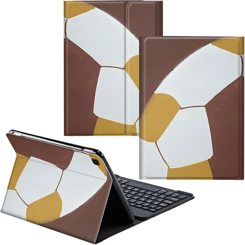 Vista 31 de Para Samsung Galaxy Tab S6 Lite Funda 2022/2020 Teclado Inalámbrico Desmontable Y Cubierta De Soporte De Cuero PU Funda Protectora Para Samsung