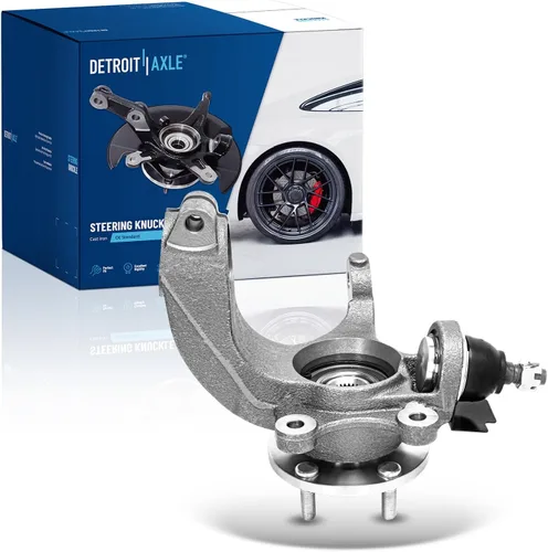Vista 46 de Detroit Axle - Kit de nudillos traseros izquierdo FWD para Hyundai Santa Fe 2007-2009 Veracruz 2007-2012, reemplazo del conjunto de cojinete