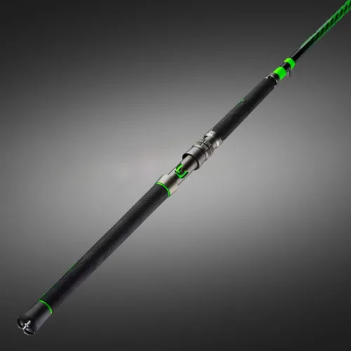 Vista 3 de Serie de Cañas de Pesca Green Hellcat Revenge – Cañas de Pesca de Compuesto Duraderas y Ligeras, Empuñadura de Silicona Antideslizante, Asiento