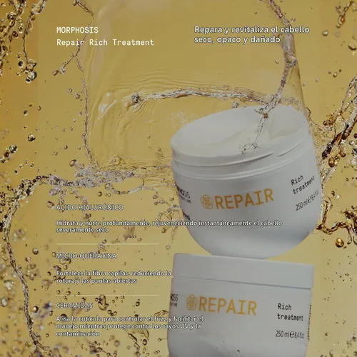 Vista 3 de Framesi Morphosis Repair Rich Treatment, mascarilla nutritiva