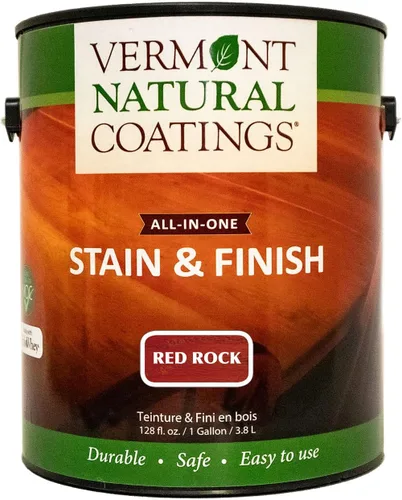 Vista 20 de Vermont Natural Coatings PolyWhey Stain & Finish - Champlain Blue - Cuarto de galón