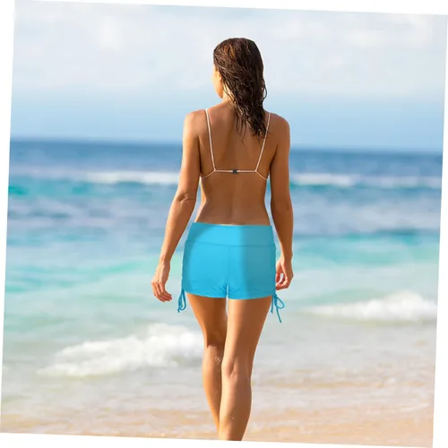 Vista 8 de Kisangel 2pcs Pants High Waisted Swim Bottoms for Women Ladies Swimsuit Swim Suits for Boys Bikini Shorts