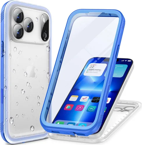 Vista 28 de Cozycase TOP - Funda impermeable militar IP68 para iPhone XR, resistente 360 a prueba de golpes, cuerpo completo, con protector de cámara