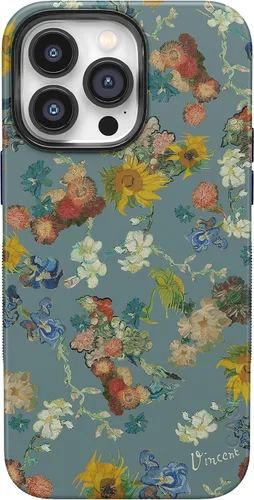 Vista 93 de Casely Funda para iPhone 14 Pro Viva La Vida Frida Kahlo Collage Floral Compatible con MagSafe Diseño protector audaz
