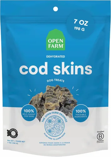 Vista 8 de Open Farm, Golosinas deshidratadas para perros, aperitivos para perros con alto contenido de proteínas y bajos en carbohidratos, textura masticable