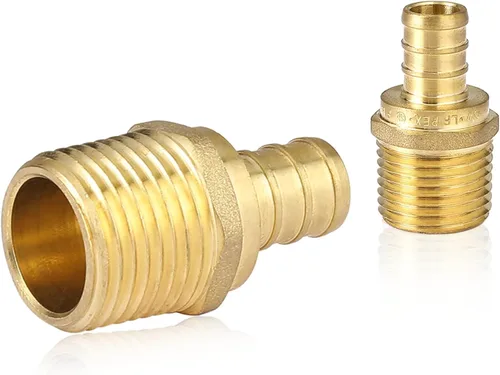 Vista 21 de 10 piezas HeSun 1/2 "PEX Crimp x 1/2" Hembra NPT Drop Ear Codo