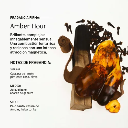 Vista 4 de CYKLAR Aceite de perfume para la piel – Aroma de hora ámbar – Fragancia de perfume rica y picante con notas de grano Palo Santo y Tonka – Apto