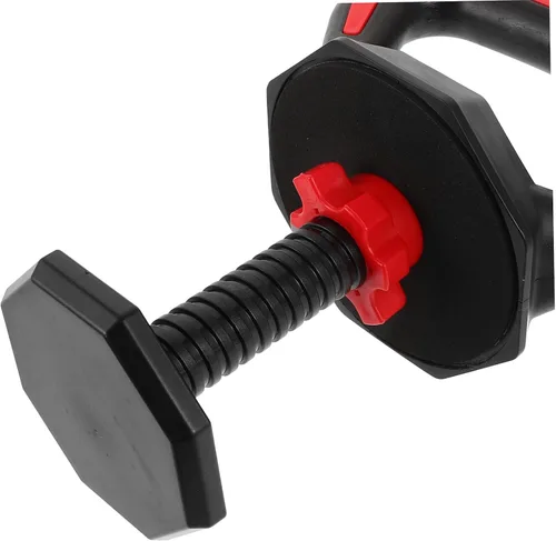 Vista 7 de Milisten Juego de mango de pesas rusas ajustables con recubrimiento de polvo ergonómico para entrenamiento de fuerza y entrenamientos de fitness