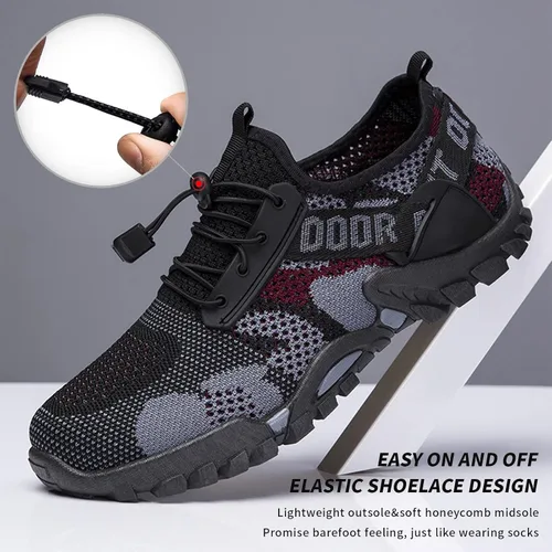 Vista 2 de Cuilurh Water Shoes Men Women, Unisex Hiking Shoes Quick Drying Swim Beach Aqua Shoes for Water Sport Travel Climbing Sneakers