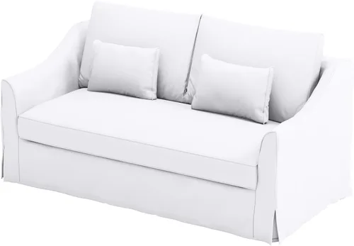 Vista 6 de Funda Farlov de algodón para sofá biplaza de 70 pulgadas de ancho, compatible con funda de sofá IKEA Funda de algodón resistente Farlov