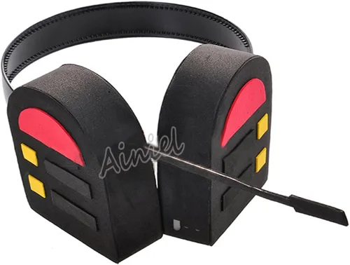 Vista 3 de Ainiel Accesorios para disfraz de cosplay Halloween (negro), Negro