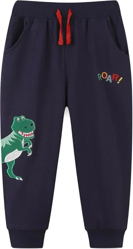 Vista 3 de Bumeex Paquete de 2 pantalones deportivos para niño pequeño