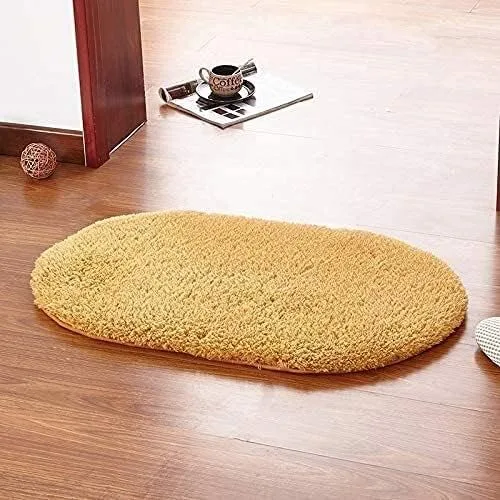 Vista 11 de JYDQM Tapete de baño grueso con memoria para inodoro, bañera, sala de estar, puerta, baño, absorbente, tapete antideslizante para el suelo del pie